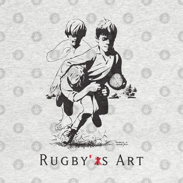 Rugby Junior Tackle by PPereyra by Pablo Pereyra Art